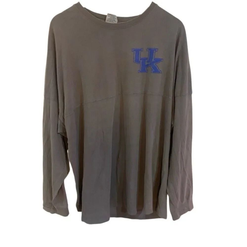 Vintage University of Kentucky weathered long sleeve crew neck XL gray blue